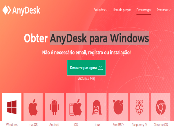 Baixe o AnyDesk