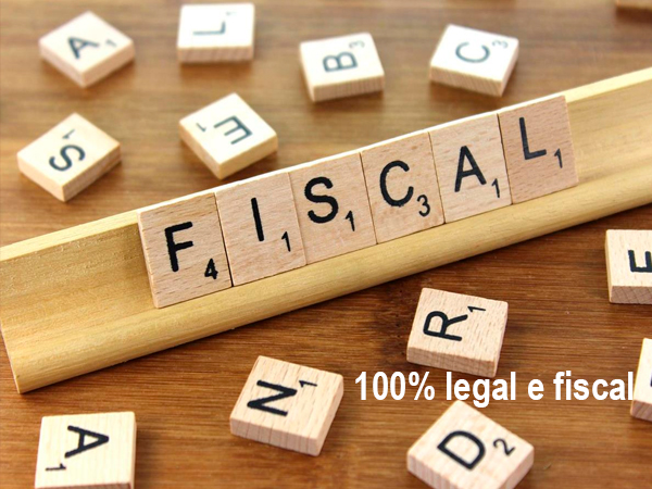 100% legal e fiscal